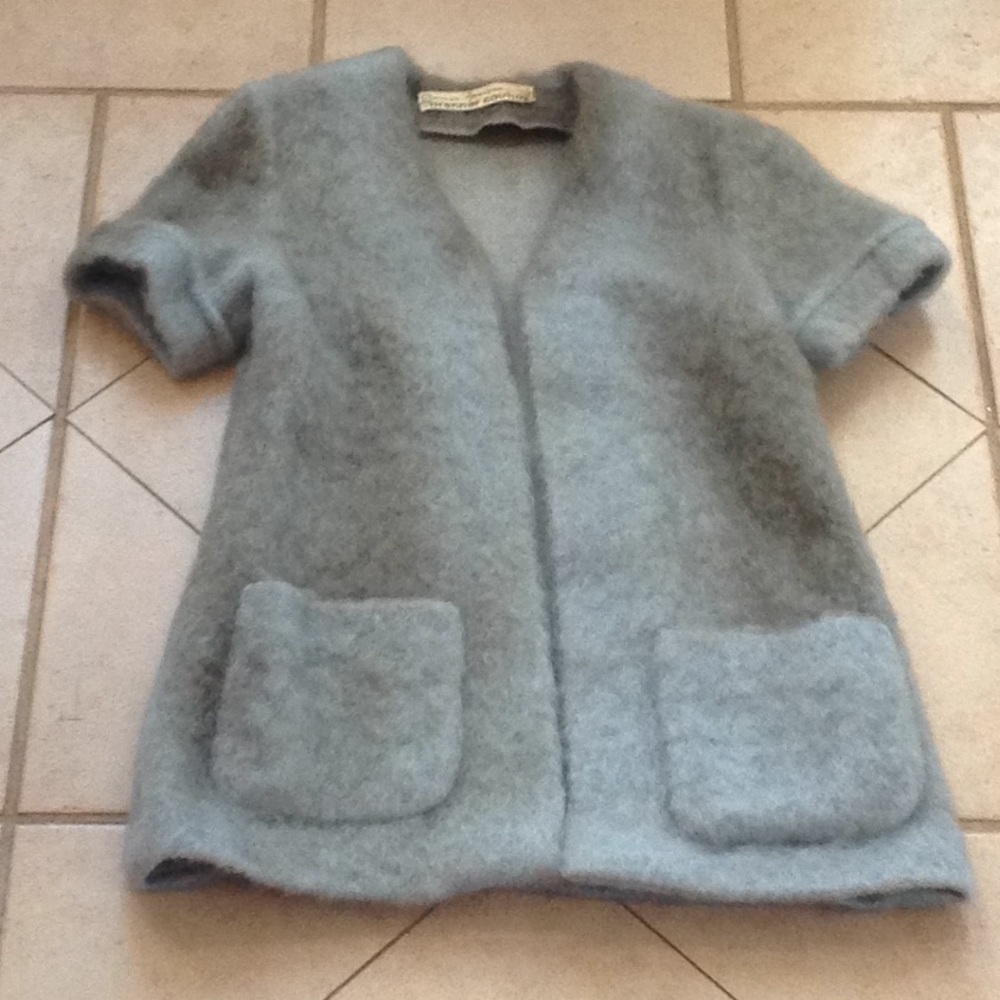 Vintage ELEANOR BRENNER Couture Open Sweater
